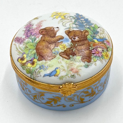 Limoges fait main teddy bears - main,