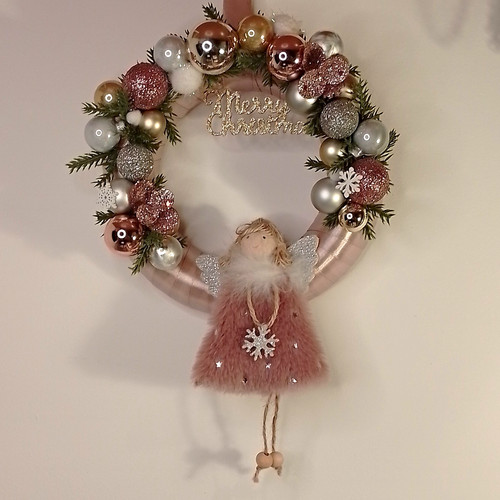 Artificial christmas wreath - artificial,