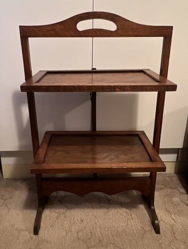 Art deco oak dumbwaiter - art,
