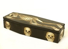 Wooden coffin small - small, treasure