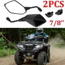 2PCS Side Mirrors + 7/8"