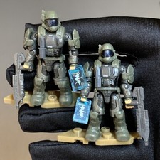 2 MEGA Construx Halo Universe ODST Buck WOMBAT OVERWATCH Bloks Figure HMV51 #K9