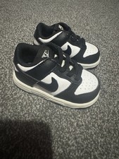 Nike Panda Dunks Black And White. Baby Size UK  3.5. 