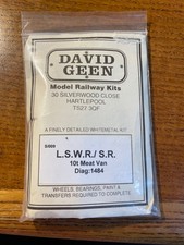 OO Gauge David Geen Model Railways Kits S/009 L.S.W.R. S.R 10t Meat Van 1484
