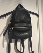 NWNT Black Leather Mini Backpack Marc Jacobs