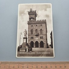 Vintage Postcard REPUBBLICA DI S. MARINO PALAZZO GOVERNATIVO