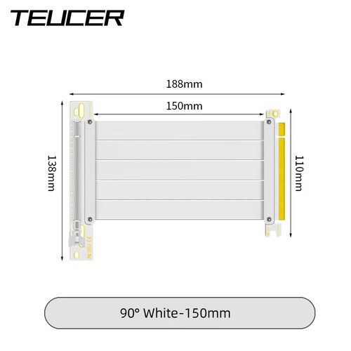 Teucer pci x16 - pci-e, riser