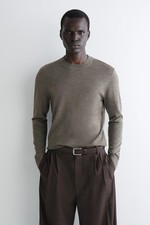 New COS Slim Merino Wool Crew-