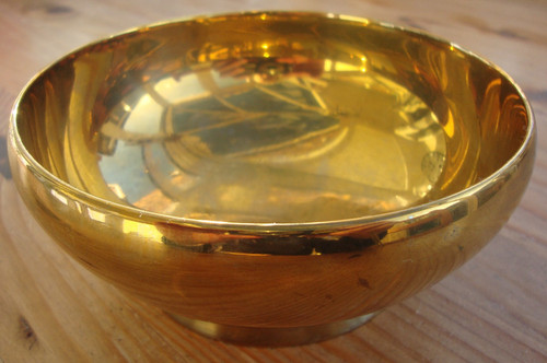 Vintage heavy brass - brass, bowl