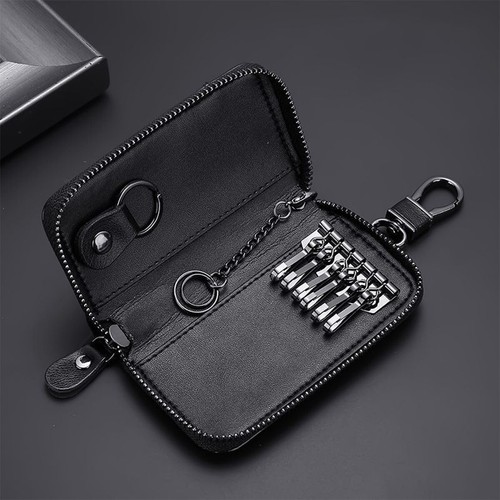 Genuine leather keychain - genuine,
