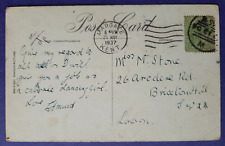 Postcard Westonville,Postmark Newspaper Branch Cancel Margate 1937 & KEV11 Stamp