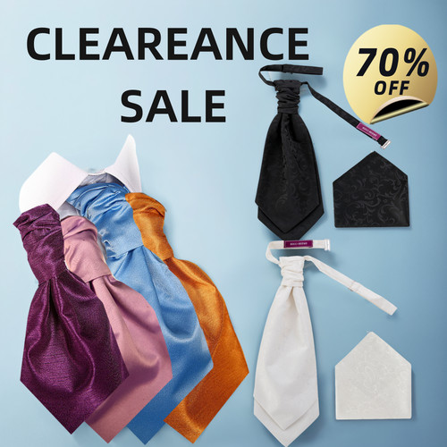 Men branded cravat ascot - men's, uk