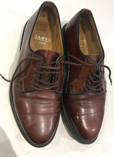 Size 7.5 LLOYD HANK Mens Shoes RED/BROWN Quality Leather - German Made
