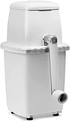 Ice cube crusher white plastic - ice,
