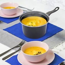 14CM MILK PAN SAUCE PAN POT TEA HEAVY HANDLE KITCHEN BOILING MILKPAN NON STICK