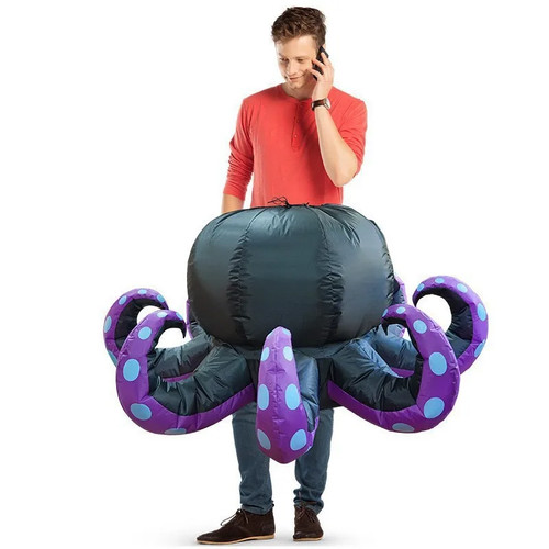 New inflatable octopus costume - new,