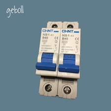 2 X CHINT NB1-63 B40 MCB CHINT