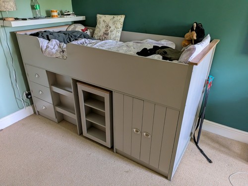 Captains bed with pull out - captains, pull-out