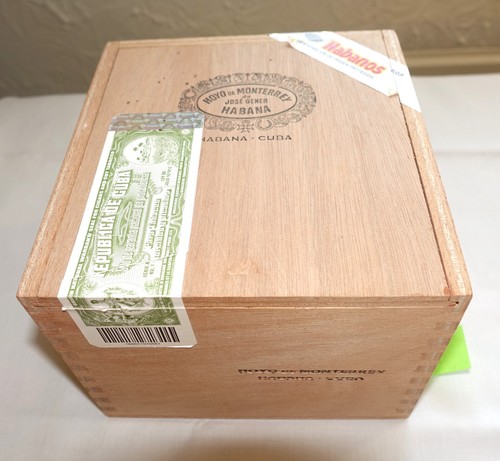 Wooden square cigar box - wooden,
