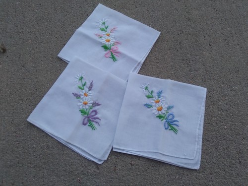 Vintage floral handkerchief - vintage,