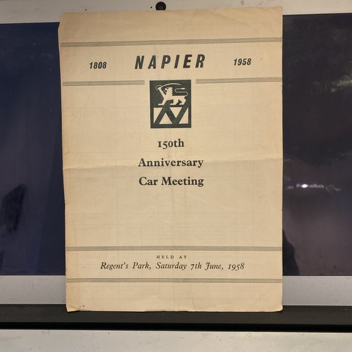 Napier 1958 150th - , anniversary