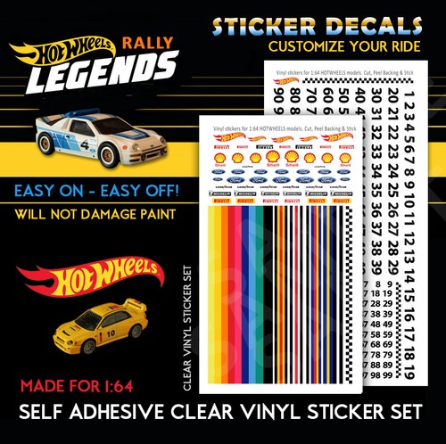 Hot wheels clear - hot, vinyl