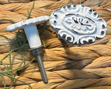 2 Shabby Chic Rustic White