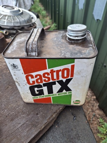 Old vintage castrol gtx oil - castrol,