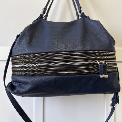 Big buddha dark navy purse - big,