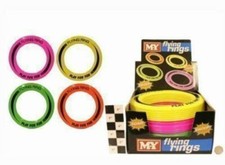 2 x COLOURED FLYING RING