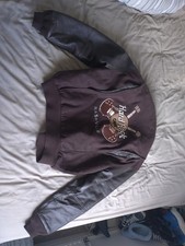 Genuine Hard Rock Cafe Nashville Half Leather Bomber Jacket