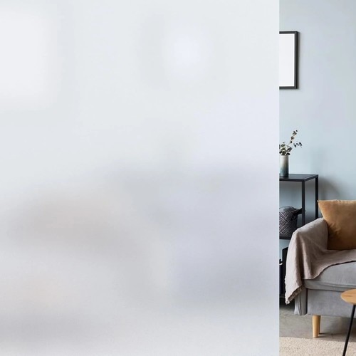 Rainbow frosted window - frosted,