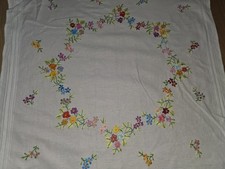 Vintage White Embroidered