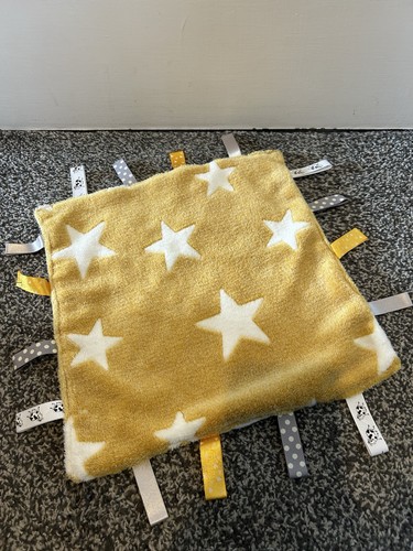 Taggies gold white star - gold,