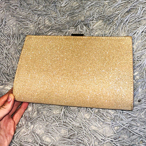 Primark gold glitter clutch - primark,