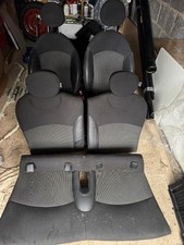 07 MINI R56 Cooper 06-13 Half LEATHER BLACK INTERIOR FRONT & REAR SEATS FULL SET