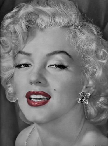 1109 marilyn monroe red - marilyn,