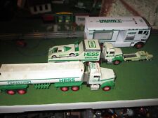 (4) Hess Trucks-TANKER, FLATBED, VAN & MINI~SOLD AS IS FOR RESTORING