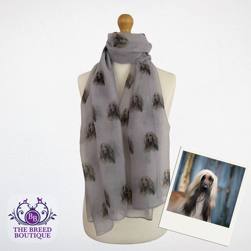 Afghan hound scarf - hound,
