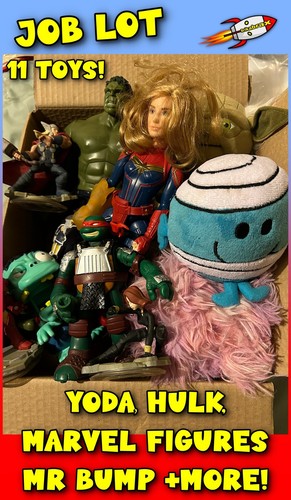 Job lot toys - job, yoda,