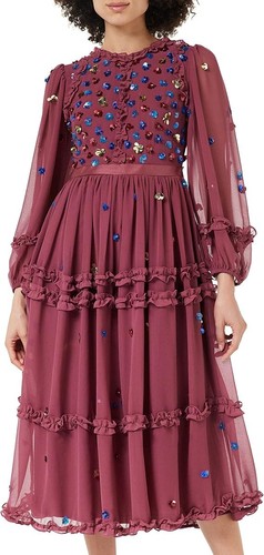 Frock frill embellished - frock,