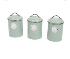 NEW SET 3 ROUND MODERN TEA