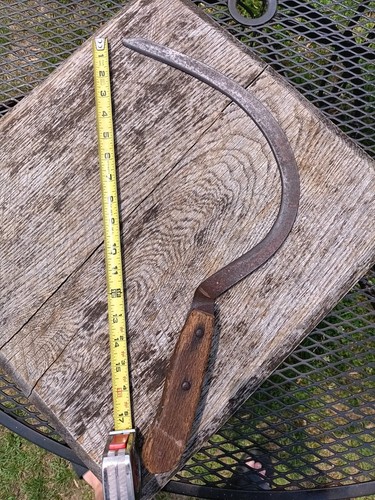 Vintage farming hand sickle - vintage,