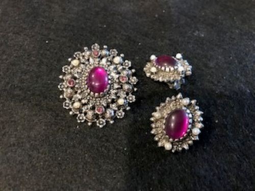 Sarah coventry pin and - coventry, clip
