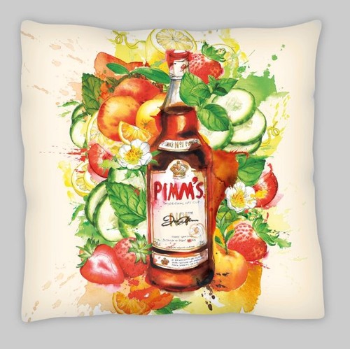 Pimms cushion cover - cushion, cover,