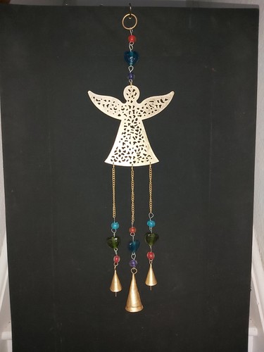 Handmade hanging iron angel - handmade,