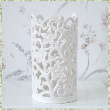 White Floral Cutout Decorative