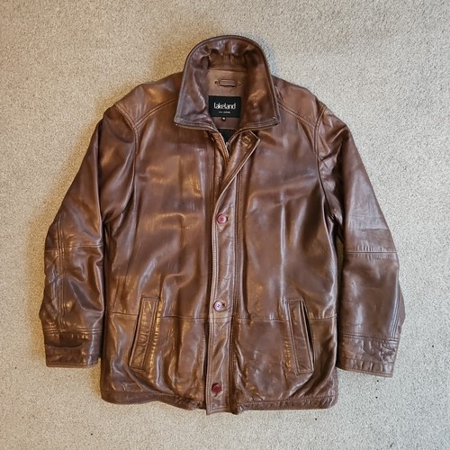 Lakeland brown leather - leather, jacket