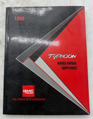 1993 gmc typhoon factory shop - gmc,
