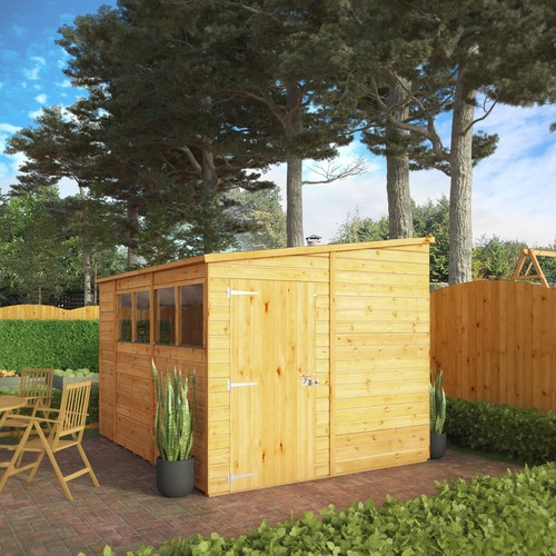10x8 wooden garden shed - wooden,